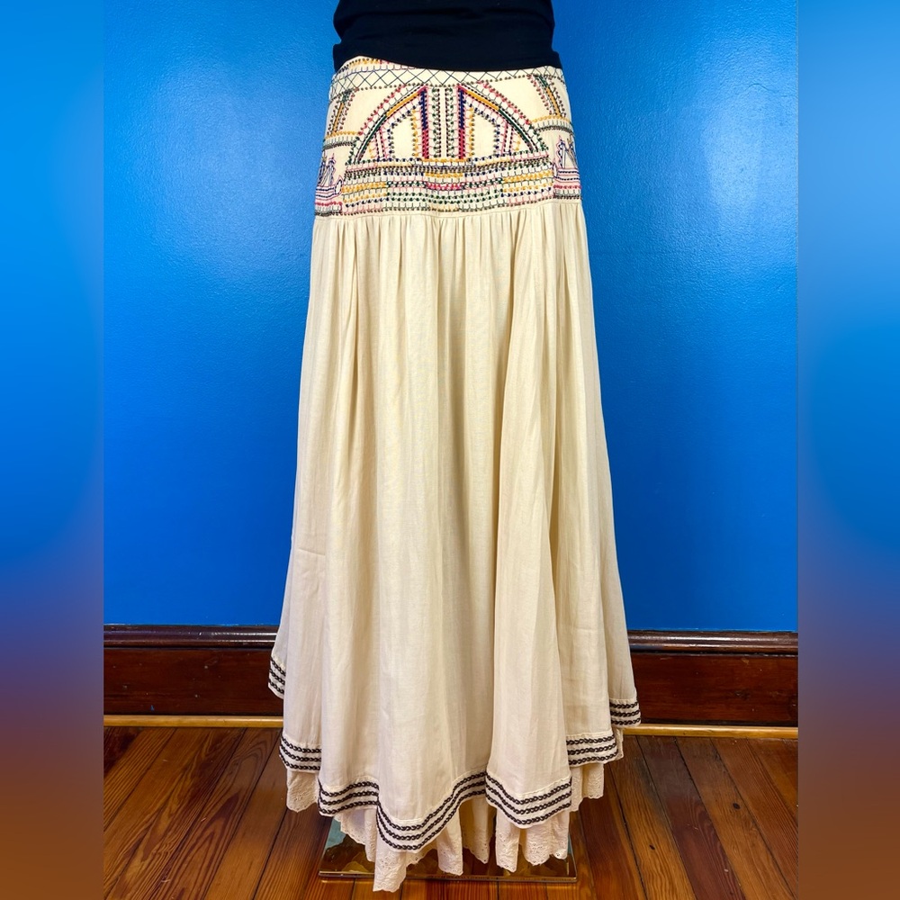 FREE PEOPLE "Rises In The East" High-Low Maxi, NEW WITH TAGS, size 6 - Picture 9 of 16